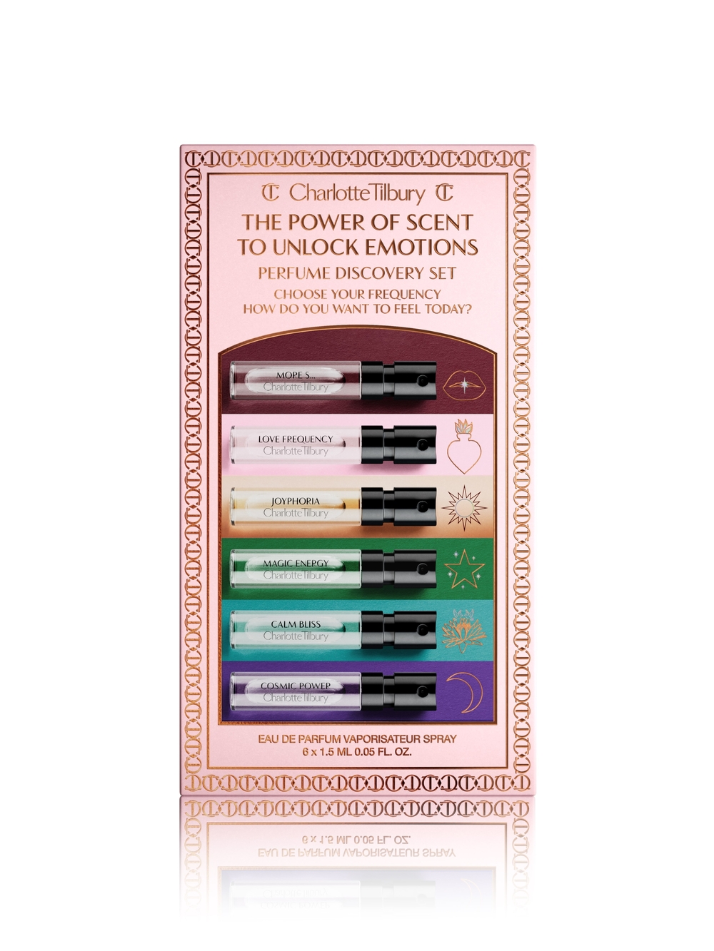 Charlotte Tilbury Perfume Discovery Set - Pink & Pastel Rainbow Vials